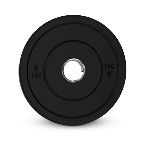 Disque de poids bumper plates en caoutchouc robuste : 5 à 25 kg - vue 2