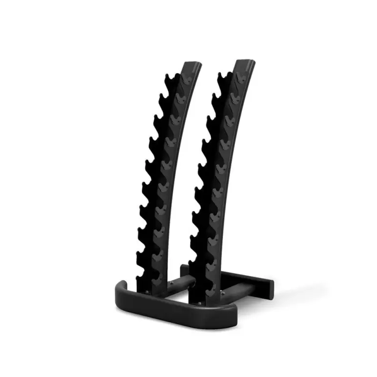 Rack vertical de rangement pour 10 paires d'haltères de musculation