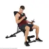 Banc de musculation complet avec réglages multiples et capacité de pliage - vue 12