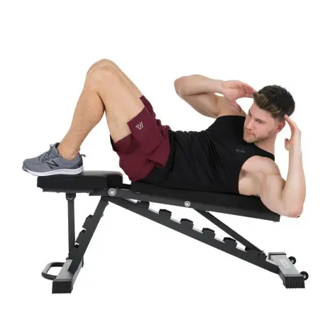 Banc de musculation hammer réglable avec roues de transport - vue 7