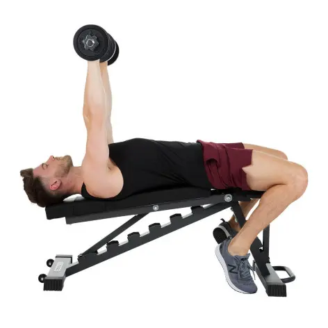 Banc de musculation hammer réglable avec roues de transport - vue 9