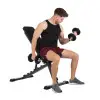 Banc de musculation hammer réglable avec roues de transport - vue 11