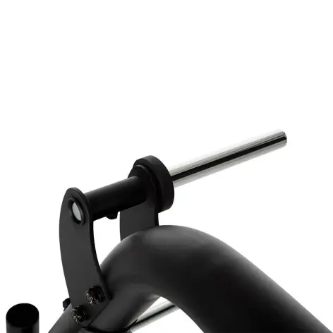 rack à squat complet pour musculation en home gym avec barre de traction, réglages et supports de rangement - vue 4