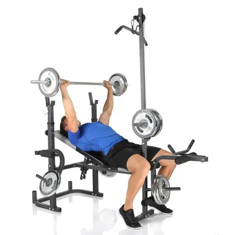 Station complète d'entraînement pour exercices multiples de musculation - vue 6