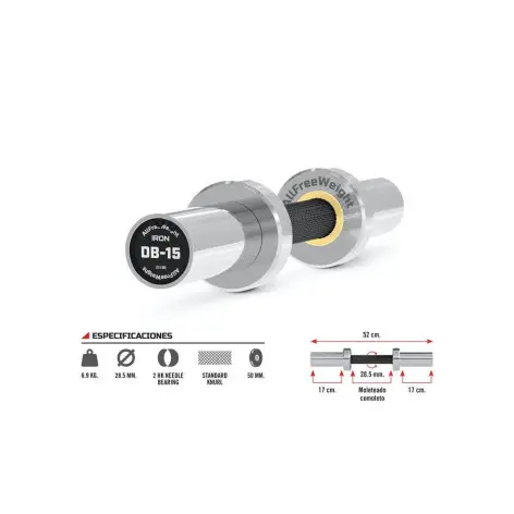 Barre courte olympique - vue 2