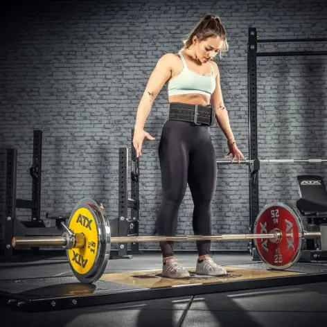 Ceinture lombaire de musculation haltérophilie en cuir - vue 4