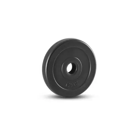 Disques de poids musculation revêtement plastique 1,25 à 15 kg - vue 2