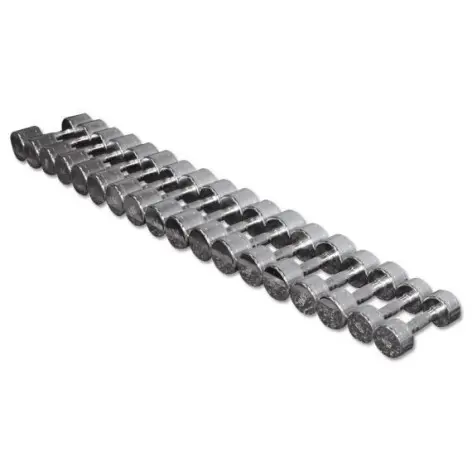 Haltères en acier chromé - vue 6