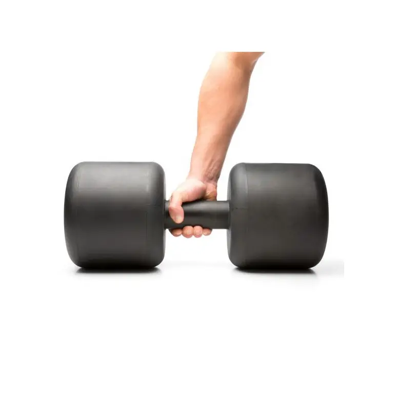 Haltère en acier avec revêtement gomme 50 à 90 kg