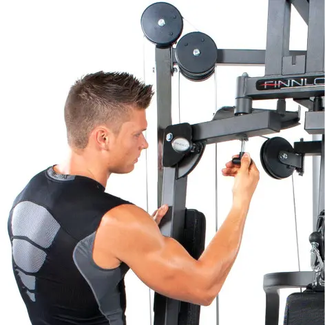 Station de musculation polyvalente avec l'extension ab/back trainer - vue 16