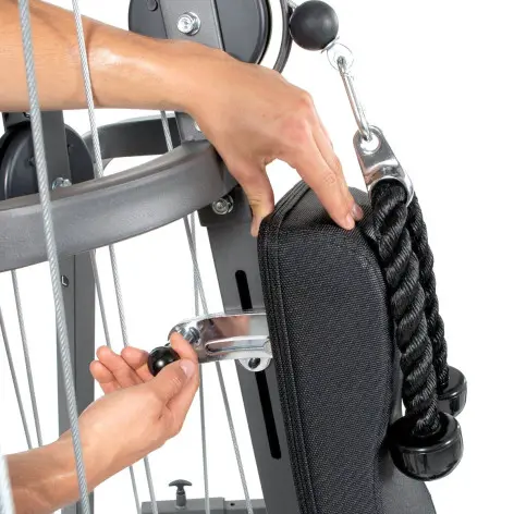 Station de musculation polyvalente avec l'extension ab/back trainer - vue 9