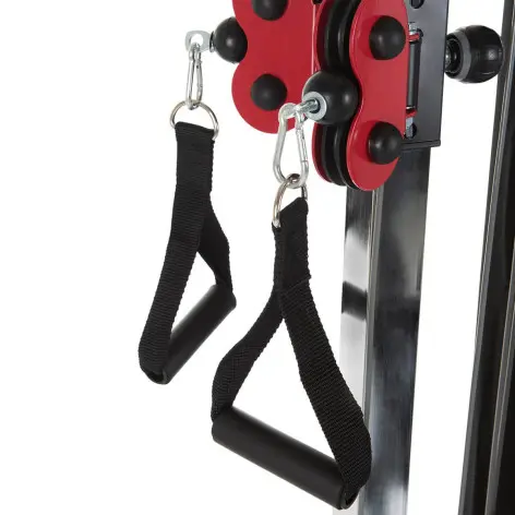 Multi-station avec postes d'entraînement multiples , accessoires et banc à lombaires - vue 6