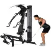 Station multi-fonctions avec set d'accessoires : Training complet de sport en homegym - vue 16