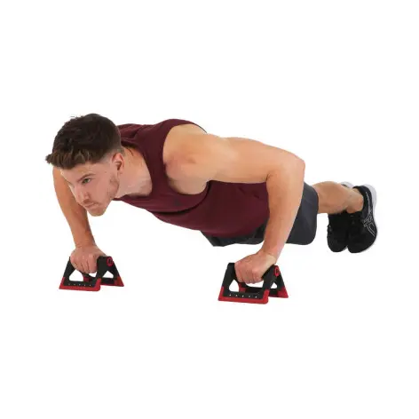 Set de 3 outils de musculation pour exercices de push-up et de pull-up en homegym - vue 14