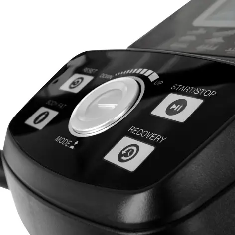 Vélo elliptique pour exercices de cardio - Écran LCD - vue 6