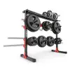 Rack de rangement 3 en 1 pour stocker vos haltères, disques de poids et barre de musculation - vue 4