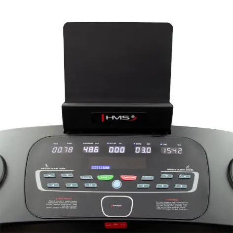 Tapis roulant pliable avec écran LCD et support multimédia - vue 5