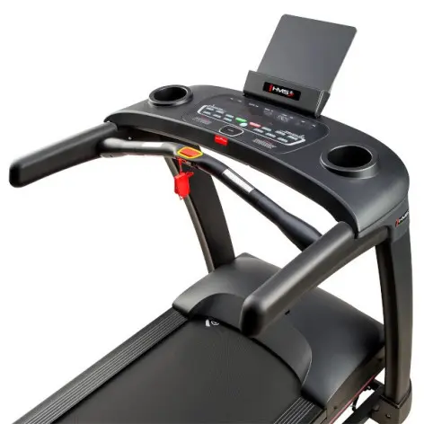 Tapis roulant pliable avec écran LCD et support multimédia - vue 4