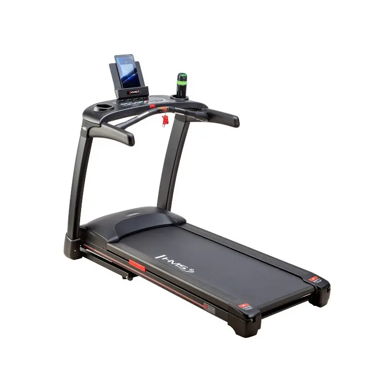 Tapis roulant pliable avec écran LCD et support multimédia