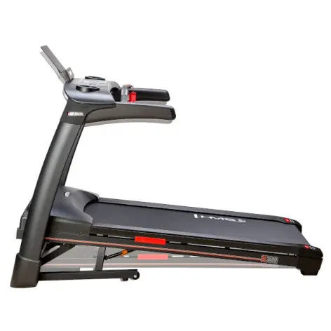 Tapis roulant pliable avec écran LCD et support multimédia - vue 2