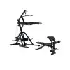 Pack station multipostes +  banc ajustable avec pupitre à biceps et leg extension