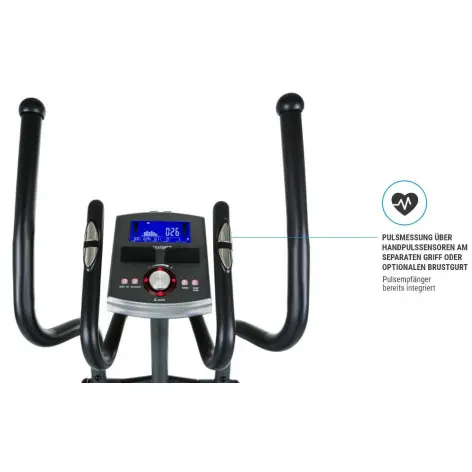 Vélo elliptique pour exercices de cardio à domicile - Écran LCD - vue 10
