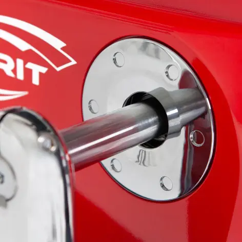 Entraîneur elliptique avec écran LCD, roue d'inertie 18 kg et roues de transport - vue 9