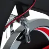 Entraîneur elliptique avec écran LCD, roue d'inertie 18 kg et roues de transport - vue 10