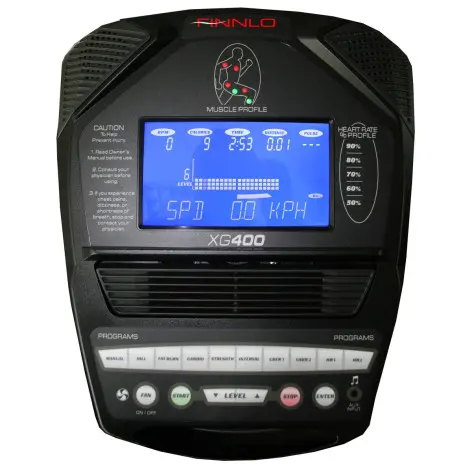 vélo d'entraînement elliptique pour séance de cardio-training - vue 4