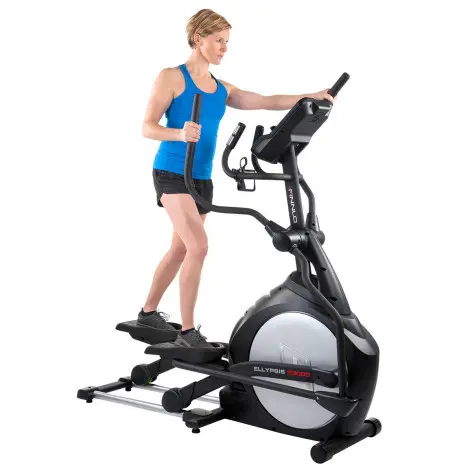 vélo d'appartement silencieux avec écran LCD et roue d'inertie 16 kg - vue 6