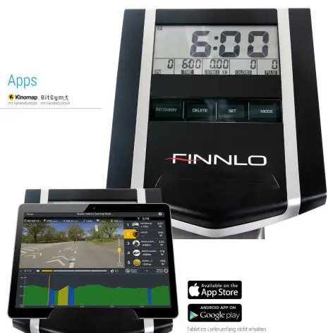 Vélo d'entraînement avec écran lcd pour exercice de cardio-training - vue 3