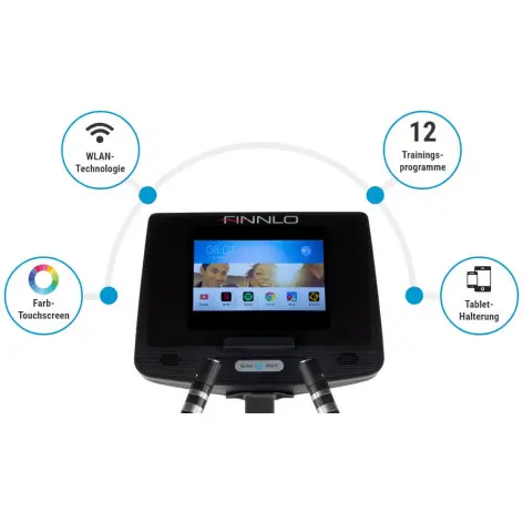 Vélo d'entraînement elliptique haute de gamme pour exercices de cardio - vue 9