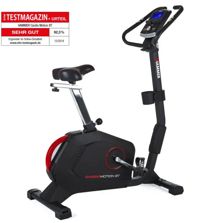 Vélo ergomètre de cardio avec écran LCD et réglages multiples