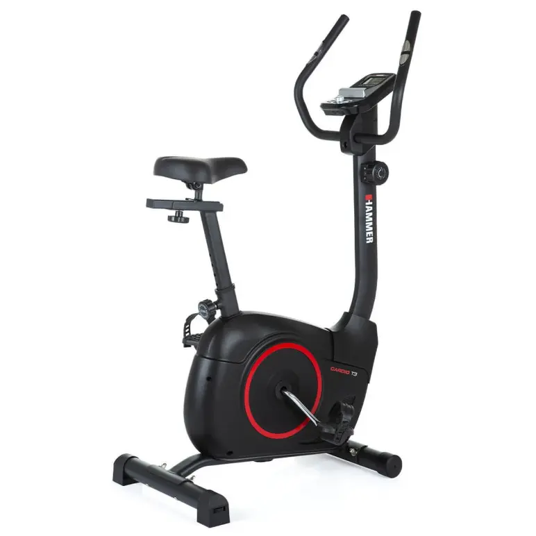 Vélo de cardio simple d'utilisation avec écran LCD et réglages multiples