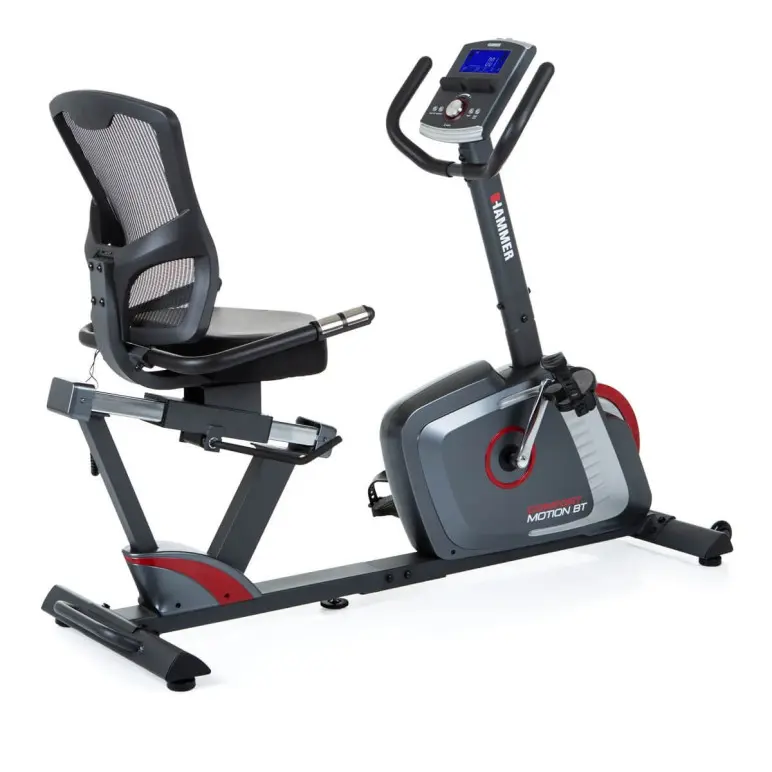 Vélo d'entraînement de cardio avec écran LCD et connexion bluetooth