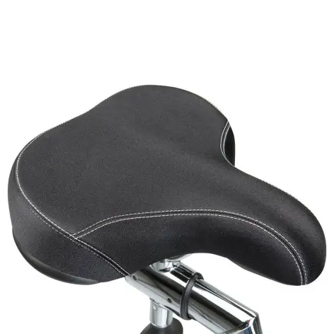 Vélo d'exercice avec selle et guidon réglable ainsi qu'un tableau de bord - vue 6