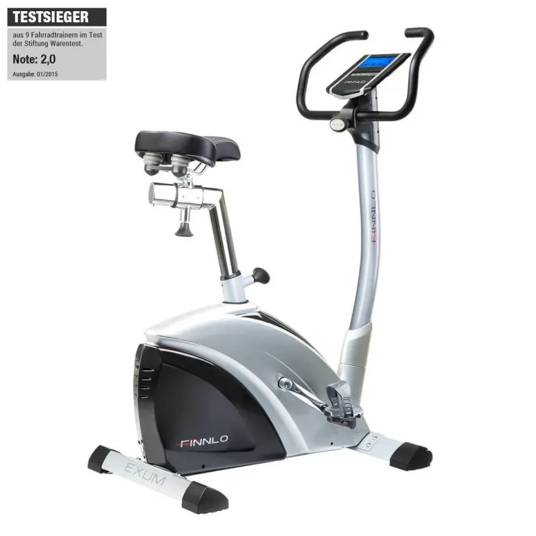 Vélo d'exercice avec selle et guidon réglable ainsi qu'un tableau de bord