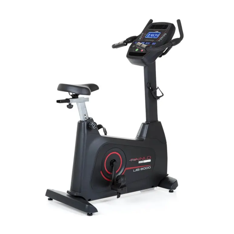 Vélo d'exercice de cardio semi-pro avec alimentation électrique