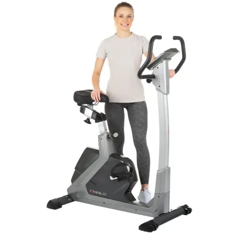 Vélo d'exercice de cardio haute qualité avec tableau de bord - vue 12