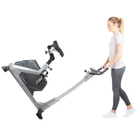Vélo d'exercice de cardio haute qualité avec tableau de bord - vue 10