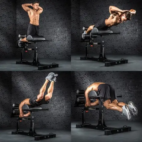 Glute ham raise pour ischios abdominaux et lombaires - vue 7