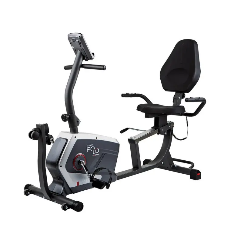 Vélo ergometre inclinable et pliable pour exercices de cardio