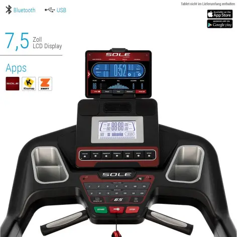 Tapis roulant de cardio avec écran LCD - vue 5