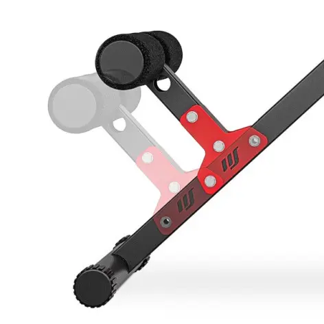 Banc avec rouleau de blocage pour séances d'abdominaux et de musculation du dos - vue 5