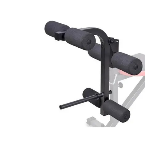 Option leg curl et leg extension pour banc avec support pour accessoires
