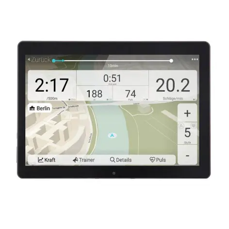 Rameur de cardio ultra-connecté avec coach virtuel - vue 9