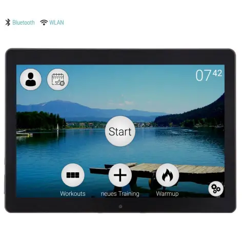 Rameur de cardio ultra-connecté avec coach virtuel - vue 8