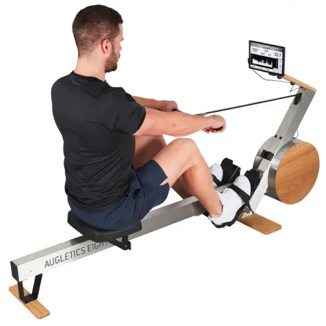 Rameur de sport pour l'exercice de l'aviron à domicile - vue 18