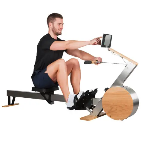 Rameur de sport pour l'exercice de l'aviron à domicile - vue 17