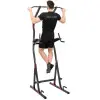 Power tower en acier renforcé pour séances de dips, tractions et abdominaux - vue 3